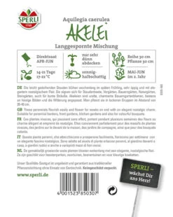 Akelei Aquilegia Caerulea Langgespornte Mischung