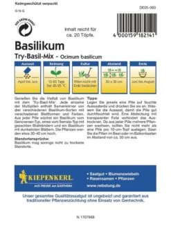 Basilikum Simply Herbs Try-Basil-Mix