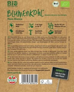 BIO Blumenkohl, Bildet Dichte Geschlossene Köpfe Mit Sehr Gutem Aroma