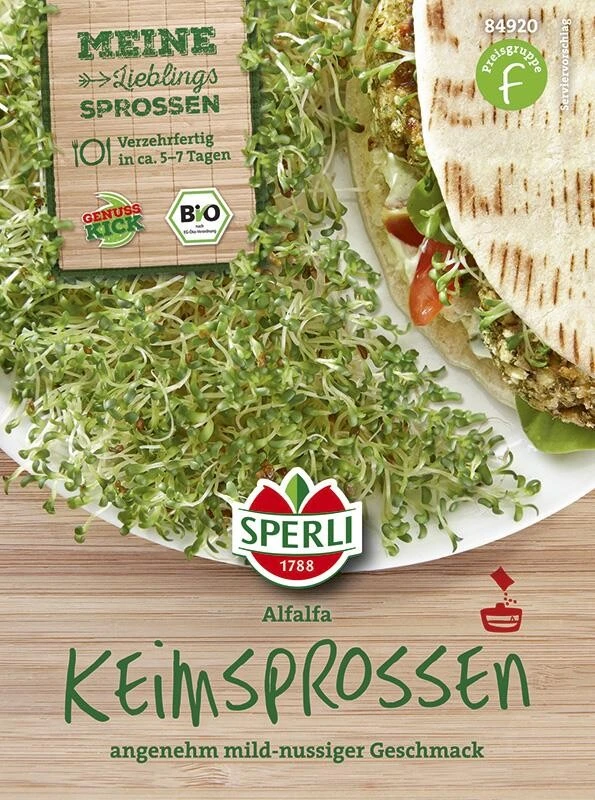 BIO Keimsprossen Alfalfa 40g, Medicago Sativa – Bild 2