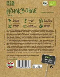 BIO Prunkbohne Lady Di