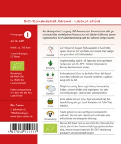 BIO Romana-Salat Xaroma Genügsam Und Pflegeleicht