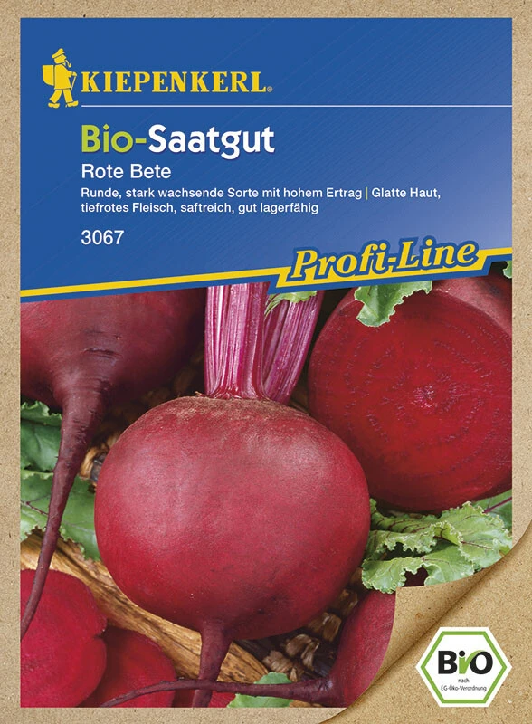 BIO Rote Bete, Robuste Sorte, Bewährt Im Bio-Anbau Für Den Naturgemäßen Anbau – Bild 2