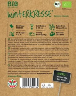 BIO Winterkresse, Würzig- Scharf Im Geschmack, Damit Ideal Für Liebhaber Von Wasabi