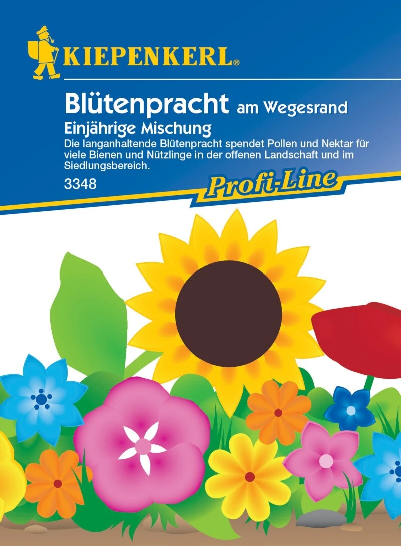 Blumenmischung Blütenpracht, Langanhaltende Einjährige Mischung Spendet Pollen Und Nektar – Bild 2