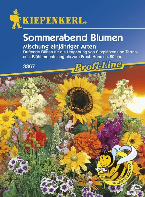 Blumenmischung Sommerabendblumen Duftende Mischung Einjähriger Arten