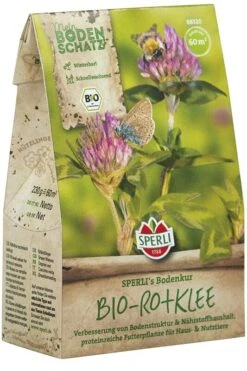 SPERLI´s Bodenkur BIO-Rotklee | 230 G Für 60 M² |natürliche Nährstoffanreicherung, Bodenlockerung