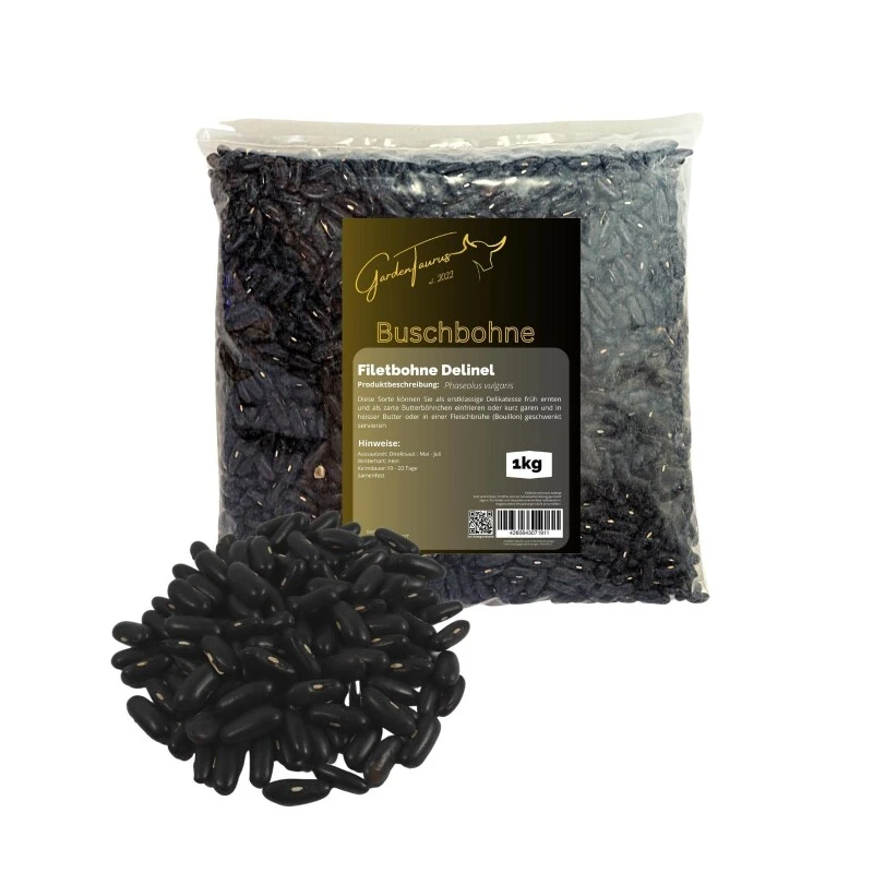 GardenTaurus® Buschbohne Delinel (Filetbohne) Besonders Reichtragend, Unempfindlich Gegen Viele Krankheiten – Bild 2