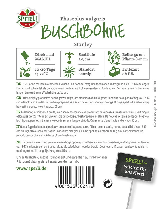 Buschbohne Stanley