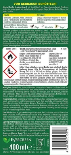 Celaflor Insektenspray 400ml Zur Gezielten Bekämpfung Von Fliegendem Ungeziefern