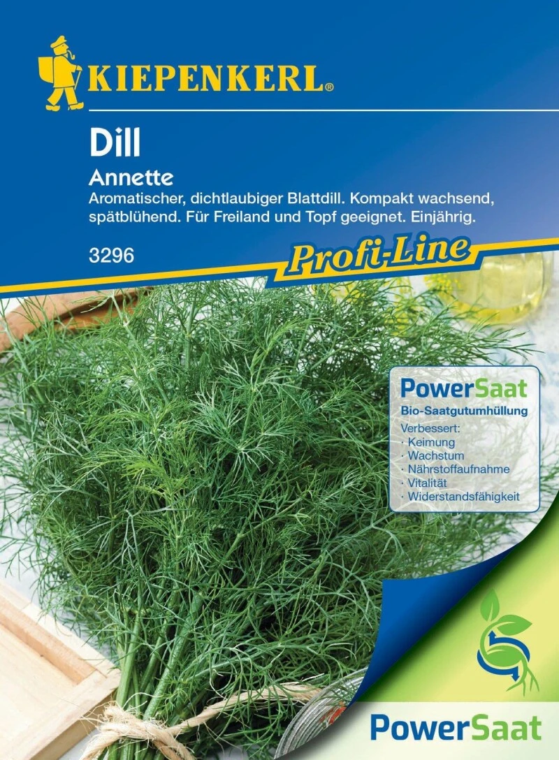 Profi-Line Dill Annette (PowerSaat), Dichtlaubiger Blattdill,für Freiland Und Topf