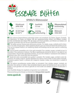 Essbare Blumenmischung Blütensalat