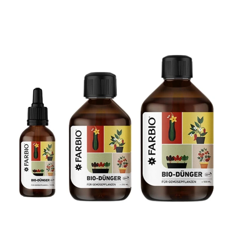 FARBIO® Bio-Dünger Für Gemüsepflanzen 100-500ml – Bild 6