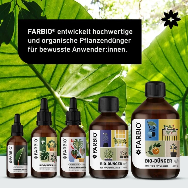FARBIO® Bio-Dünger Für Gemüsepflanzen 100-500ml – Bild 4