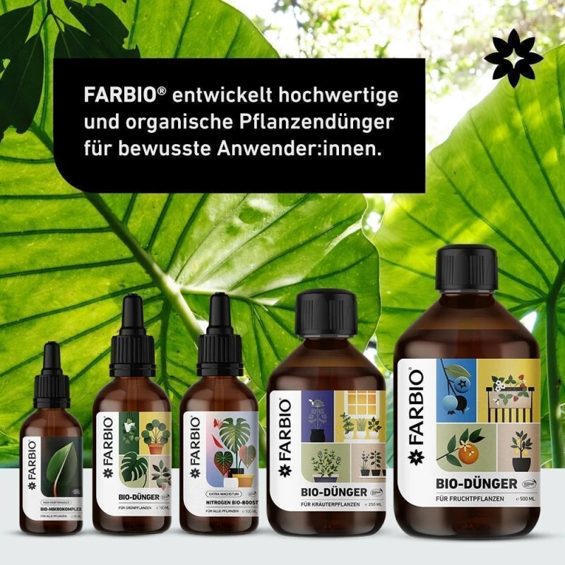 FARBIO® Bio-Dünger Für Kräuterpflanzen, 100-250ml – Bild 2