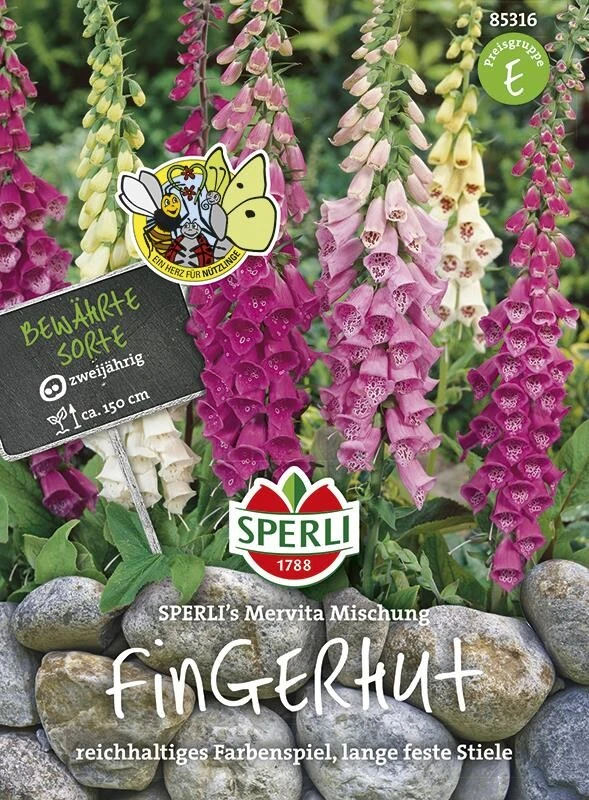 Fingerhut SPERLING´s Mervita Mischung, Ideal Für Den Wild- Oder Staudengarten, Schnittblume – Bild 2