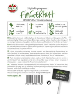 Fingerhut SPERLING´s Mervita Mischung, Ideal Für Den Wild- Oder Staudengarten, Schnittblume