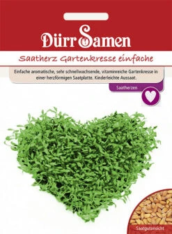 Gartenkresse Einfache Saatherzen