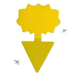 Gelbstecker Sunflower, Beidseitig Geleimt, Hohe Fängigkeit, Gegen Trauermücken Weiße Fliege Minierfliegen Geflügelte Blattlaus Etc.