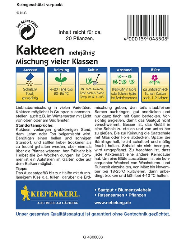 Kakteen Mischung, Besonders Pflegeleicht, Liebhabermischung In Vielen Varietäten – Bild 2