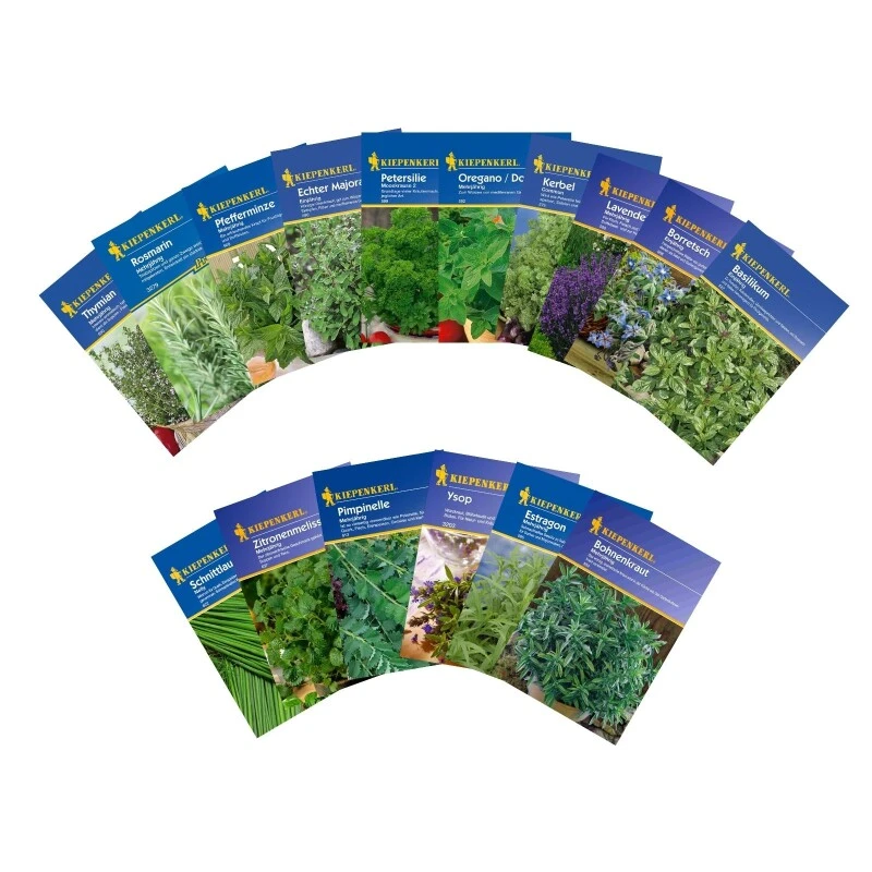 Kräuterspirale Anlegen, Verschiedene Saatgut Sparsets Mehrere Größen – Bild 3