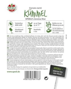 Kümmel Carum Carvi SPERLING´s Aroma Star