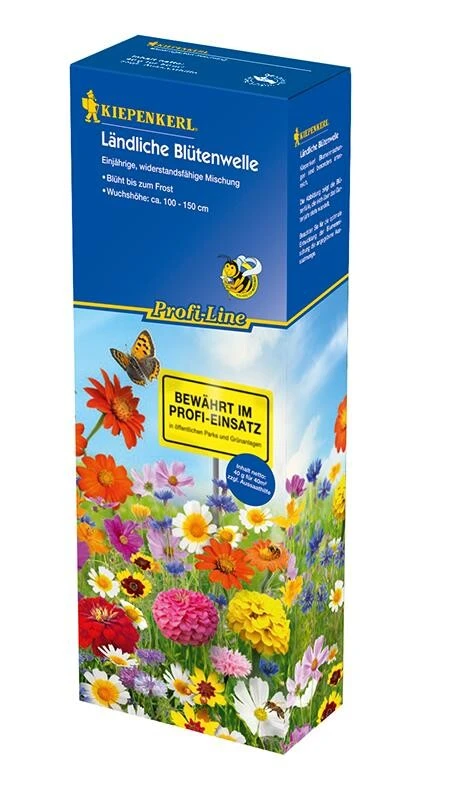 Ländliche Blütenwelle, Blumenmischung Mit Aussaathelfer