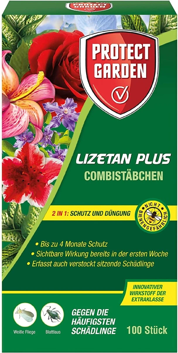 PROTECT GARDEN Lizetan Plus Combistäbchen 100 Stück, Schädlingsfrei Gegen Blattläuse Und Andere Saugende Schädlinge Und Premium-Dünger In Einem – Bild 3