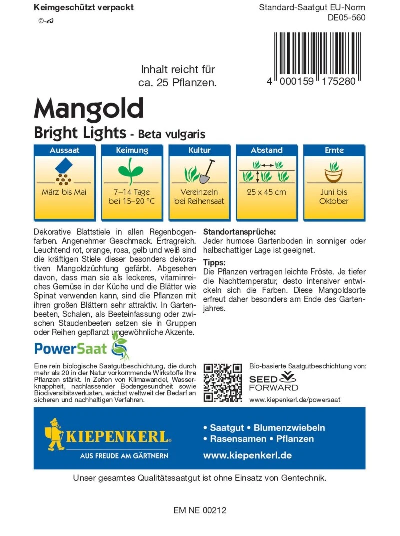 Mangold Bright Lights PowerSaat Bunter Mix – Bild 2