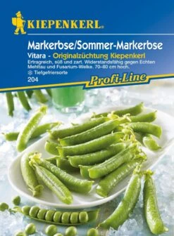 Markerbse Vitara, Ertragreich, Süß Und Zart, Hochtolerant Gegen Mehltau