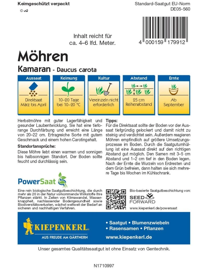 Möhre Kamaran PowerSaat – Bild 2