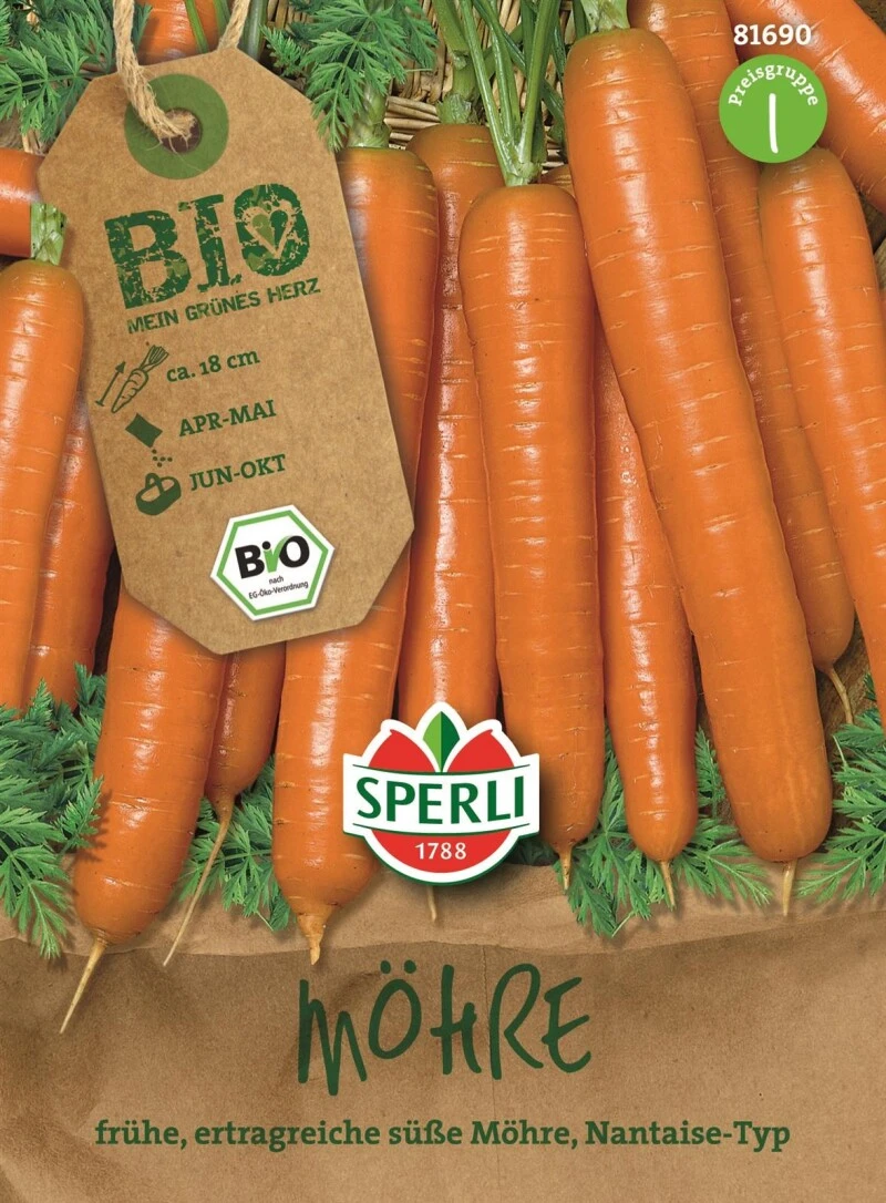 Möhre Nantaise Typ BIO – Bild 2
