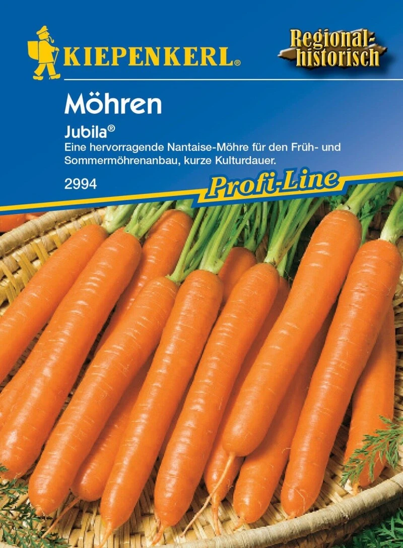 Profi-Line Möhrensamen Jubila® (Naomi), Nantaise-Sorte, Für Früh- Und Sommermöhrenanbau