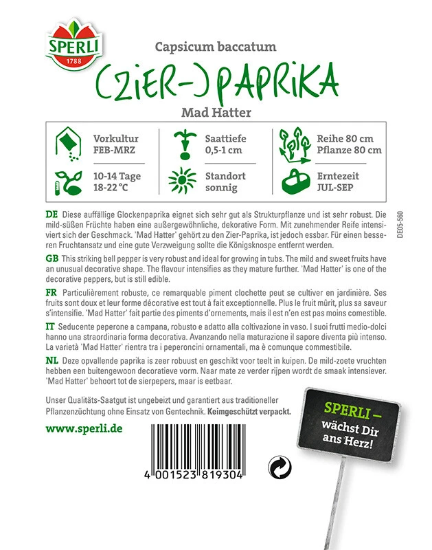 Paprika Mad Hatter – Bild 2