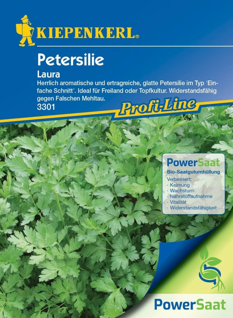 Profi-Line Petersilie Laura (PowerSaat), Aromatisch Und Ertragreich, Glatt, Freiland Und Topf – Bild 2