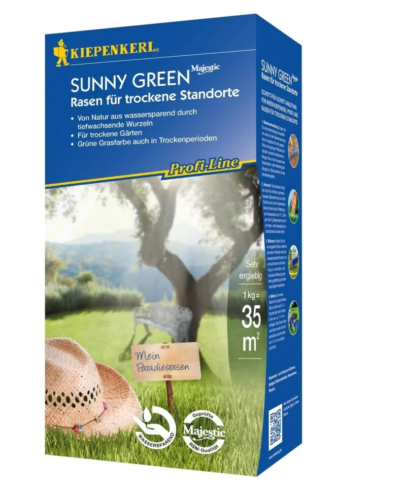 Profi-Line "Sunny Green" Rasen Für Trockene Standorte