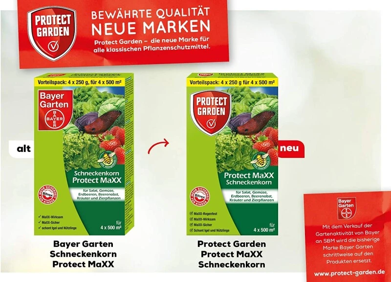 PROTECT GARDEN Protect MaXX Schneckenkorn, Inhalt: 1 Kg (4x 250 G) Für 4x 500m² – Bild 5