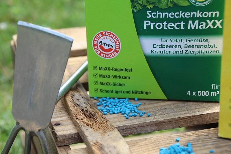 PROTECT GARDEN Protect MaXX Schneckenkorn, Inhalt: 1 Kg (4x 250 G) Für 4x 500m² – Bild 3