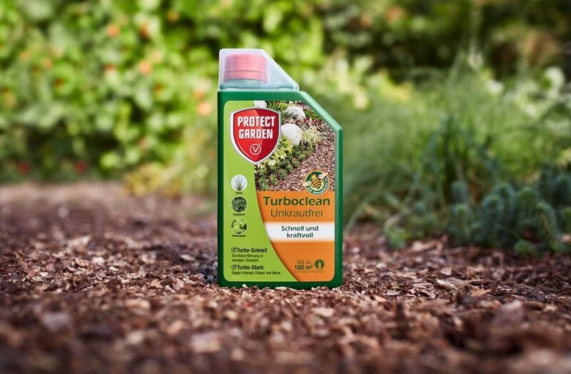 PROTECT GARDEN Turboclean Unkrautfrei (ehem. Bayer Garten), Unkrautvernichter Gegen Hartnäckige Unkräuter Wie Giersch Und Ackerschachtelhalm, 1 Liter – Bild 3