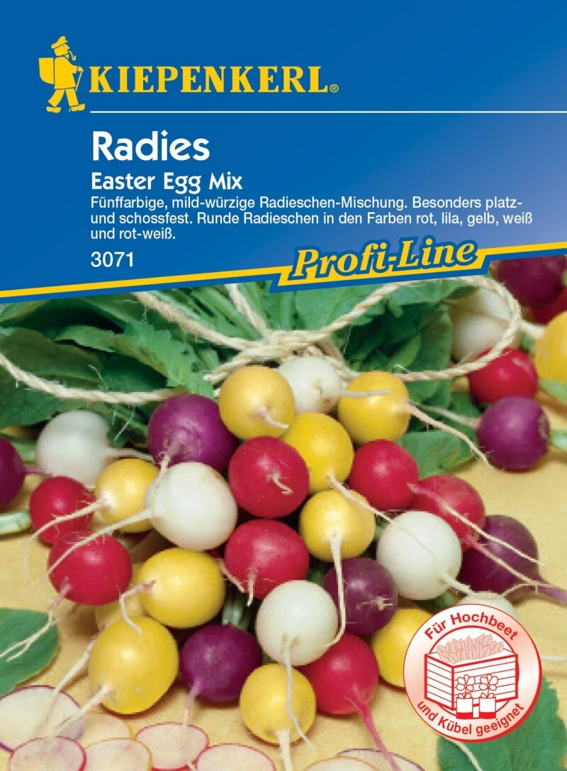 Radieschen Easter Egg Mix, Mild-würzige Mischung, Platz Und Schoßfest