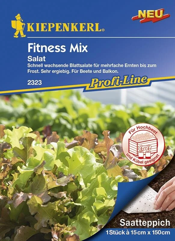 Saatteppich Salat Fitness Mix (15cm X 150cm) – Bild 2