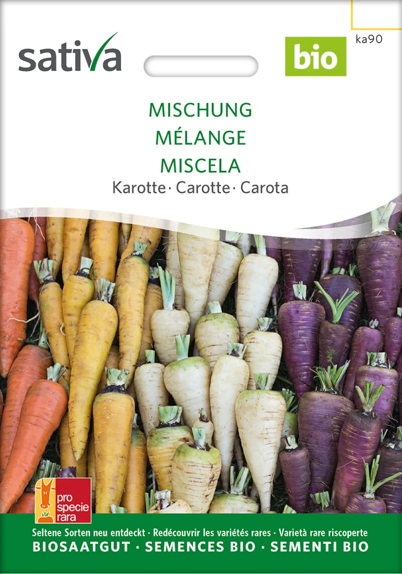 Karottensamen Mischung Bunte Möhren Riesen Von Colmar 2, Gniff, Küttinger, Jaune Du Doubs – Bild 2
