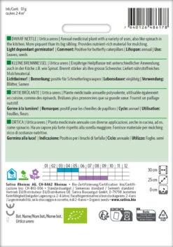 Urtica Urens KLEINE BRENNNESSEL Heilpflanzensamen