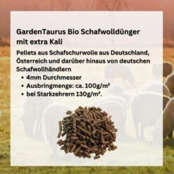 Schafwolldünger Mit Extra Kali - Dünger Pellets GardenTaurus®