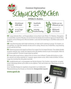 Schmuckkörbchen Sperli´s Rubin | Einjährige Starkwüchsige Großblumige Pflanze