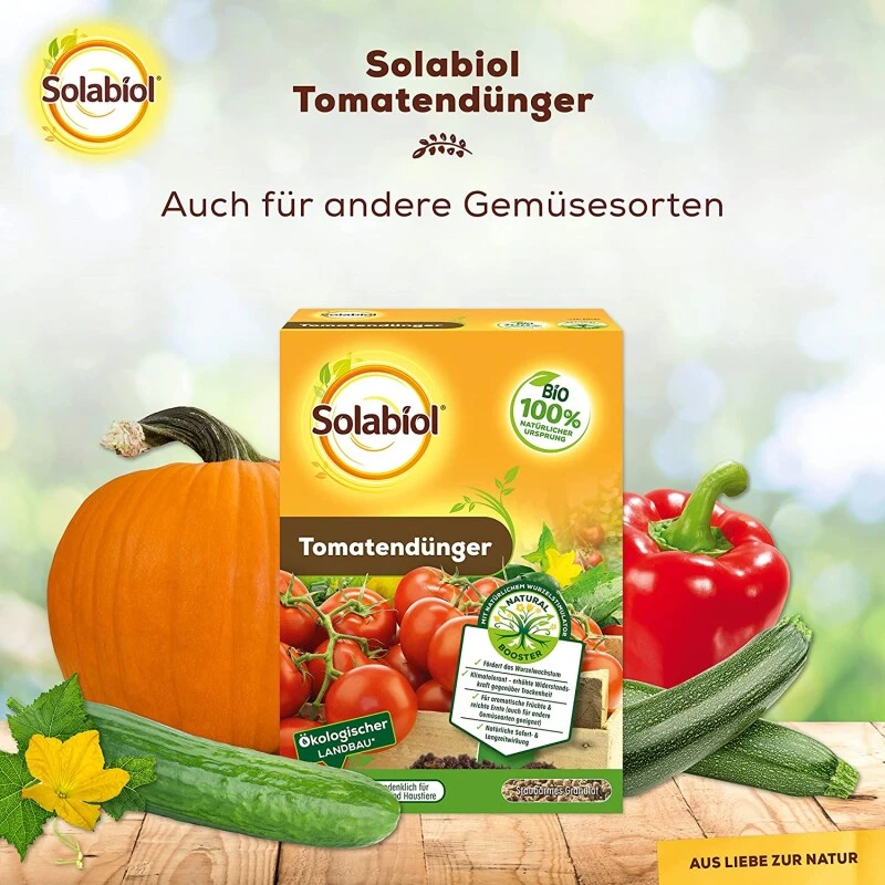 Solabiol Tomatendünger Mit Wurzelstimulator Und Natürlicher Sofort- Und Langzeitwirkung, 0,75 Kg Beutel – Bild 7