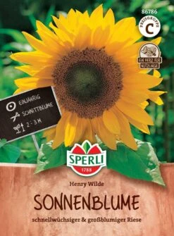 Sonnenblume Henry Wilde Schnellwachsend Und Großblumig