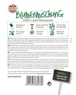 SPERLI's Späte Blütenpracht