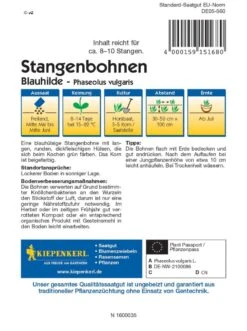 Stangenbohne Blauhilde, Beliebte Blauhülsige Stangenbohne Ohne Fäden, Widerstandsfähig