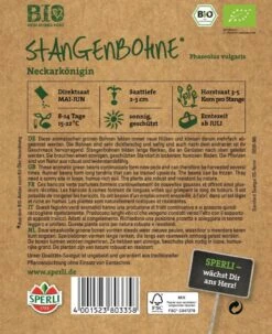 Stangenbohnen Grün BIO
